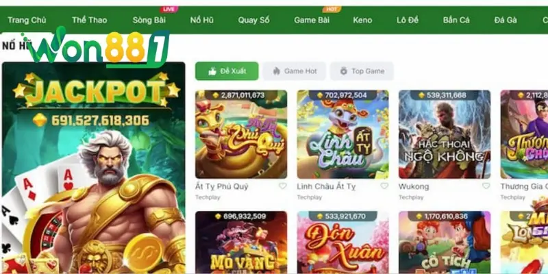 won88 so huu kho game do so va nhieu tro choi truc tuyen hap dan Người chơi sẽ có cơ hội được chạm tay vào thế giới giải trí đỉnh cao tại WON88